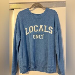 Locals Only Blue Sweater